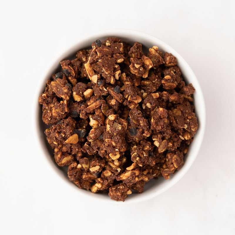 Low Carb Gluten Free Double Chocolate Crunch Granola