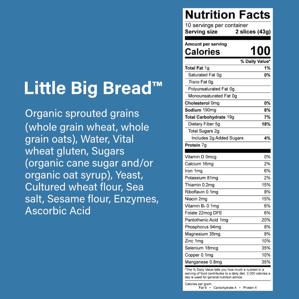 Little Big Bread® Sprouted Wheat Bread