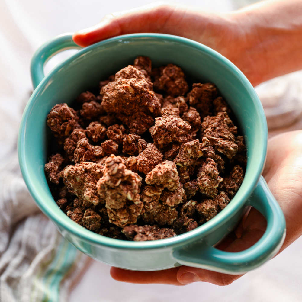 Organic Sprouted Cacao Mint Tea-Infused Granola