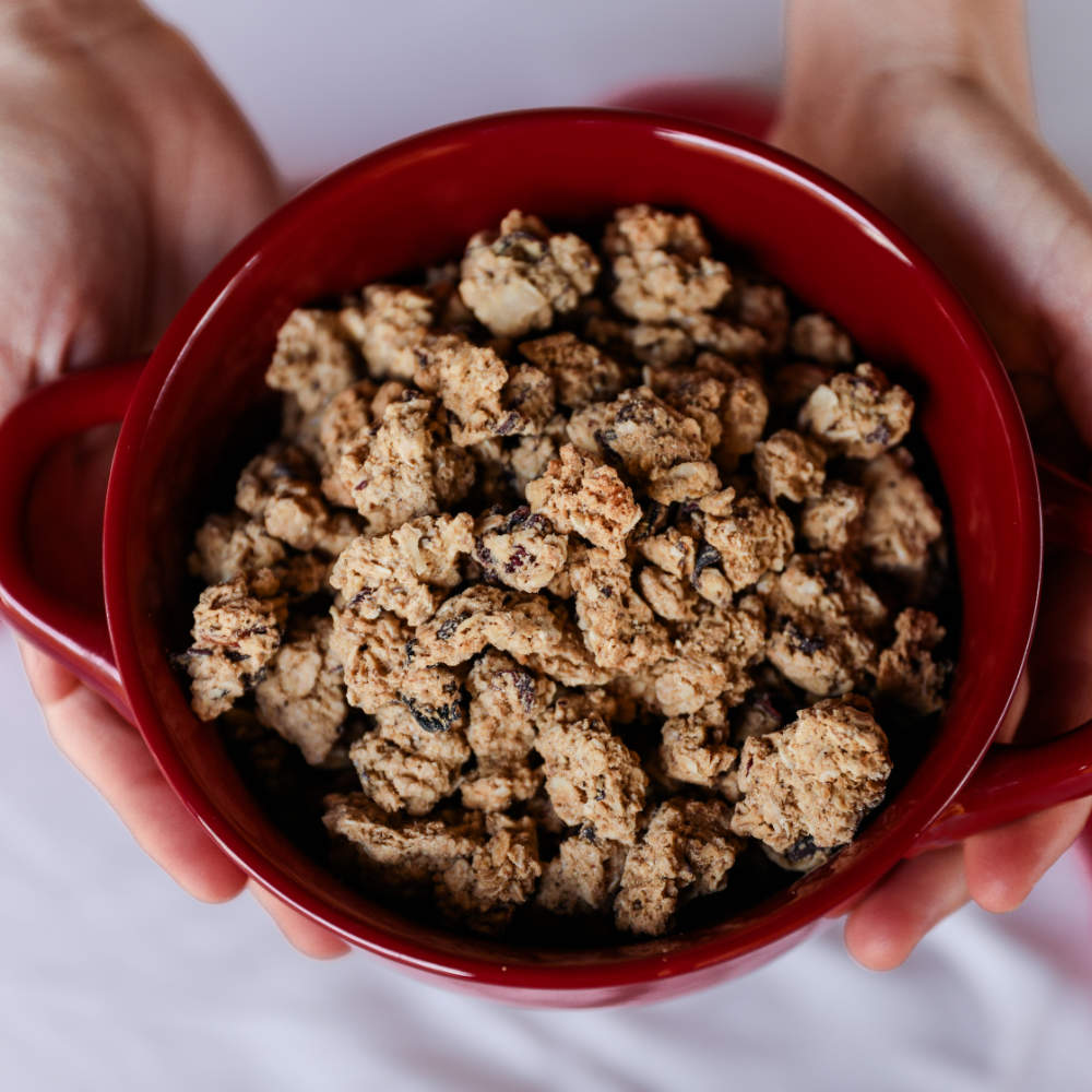 Organic Sprouted Coconut Hibiscus Tea-Infused Granola
