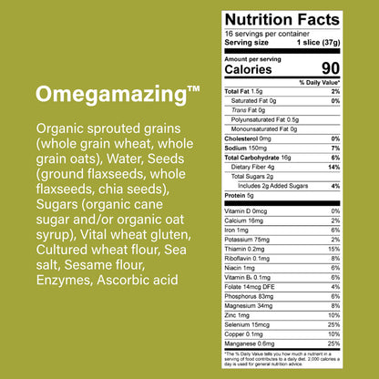 Omegamazing™ Sprouted Wheat Bread
