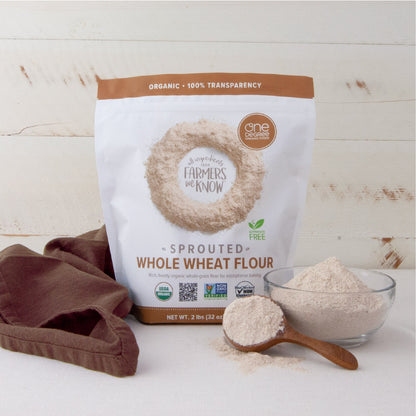 Organic Sprouted Whole Wheat Flour (5 lb. bags)