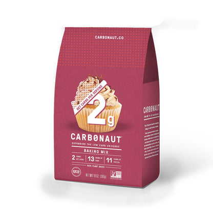 Carbonaut's Low Carb Baking Mix. Perfect for keto and low carb cupcakes, pastries, cakes, cookies & more delicious treats.