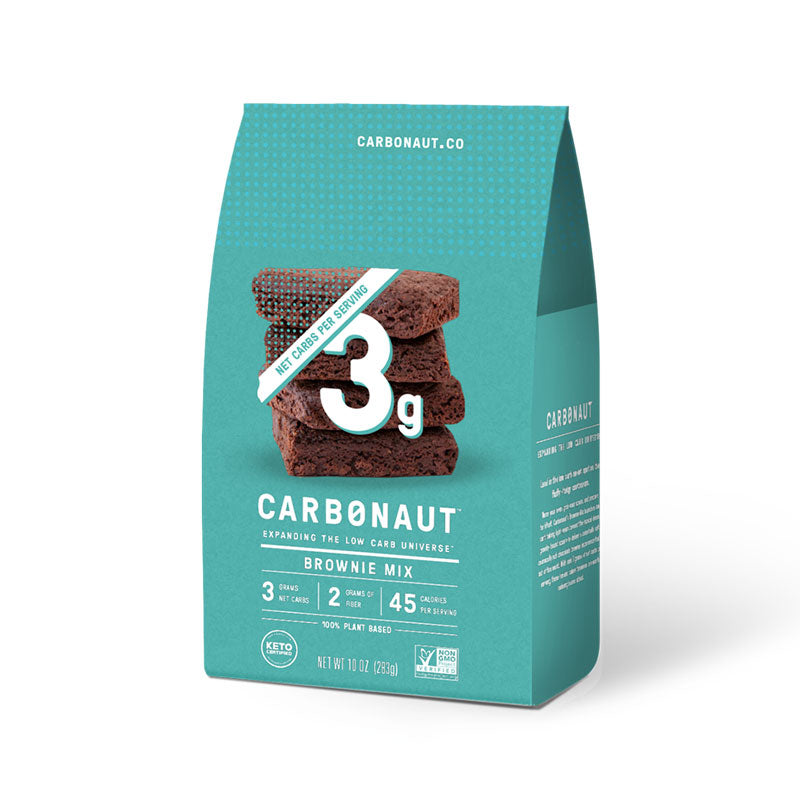 Carbonaut's Low Carb Brownie Mix to satisfy you chocolate craving while being keto certified!