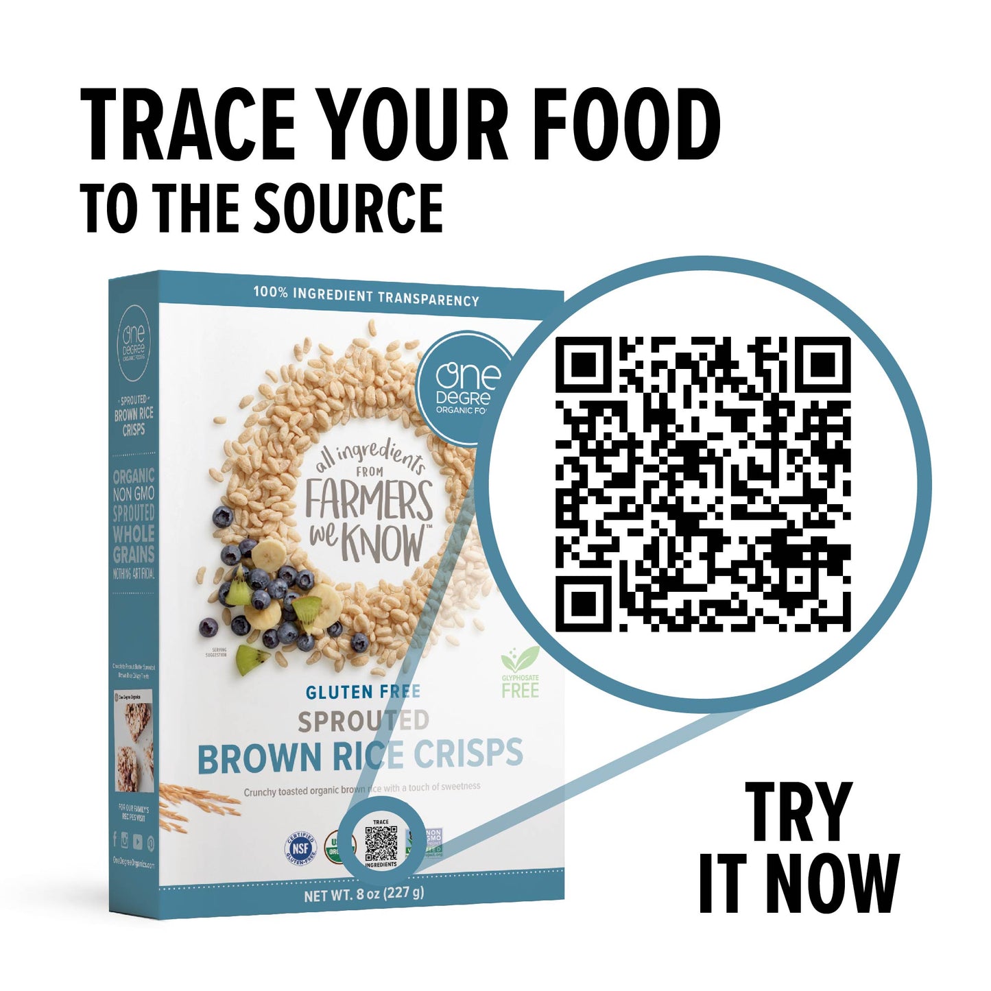 Sprouted Brown Rice Crisps Organic Cereal
