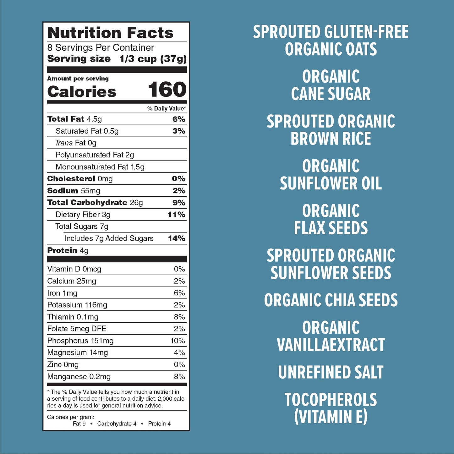 One Degree Organic Granola Variety Pack (4 Pack)