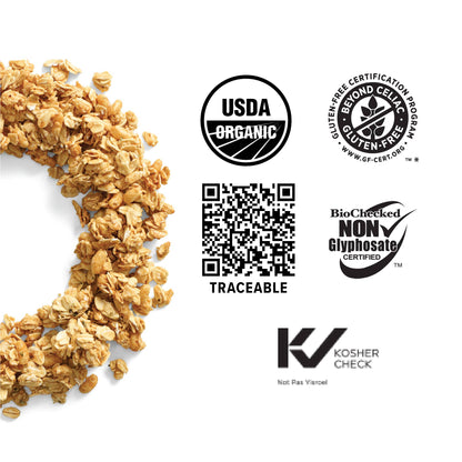 Organic Sprouted Oat Honey Hemp Granola