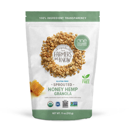 Organic Sprouted Oat Honey Hemp Granola