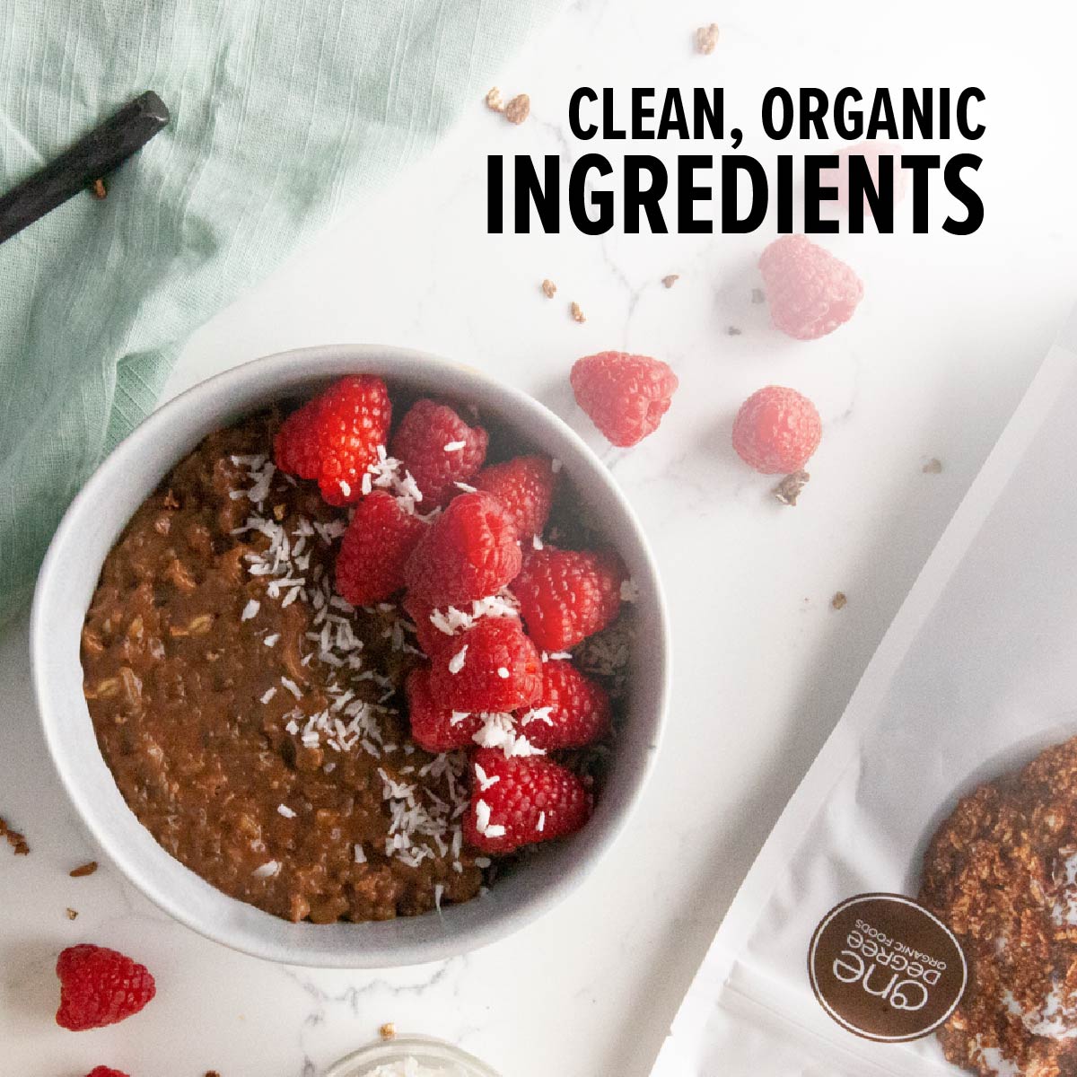 Sprouted Cacao Nib Organic Instant Oatmeal