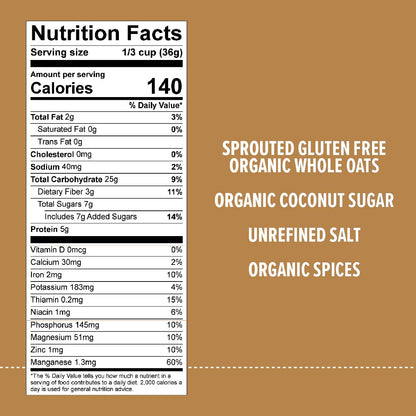 One Degree Organic Gluten Free Instant Oatmeal Variety Pack (4 Pack)