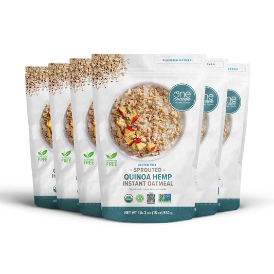 Sprouted Quinoa Hemp Organic Instant Oatmeal