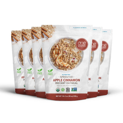 Sprouted Apple Cinnamon Organic Instant Oatmeal