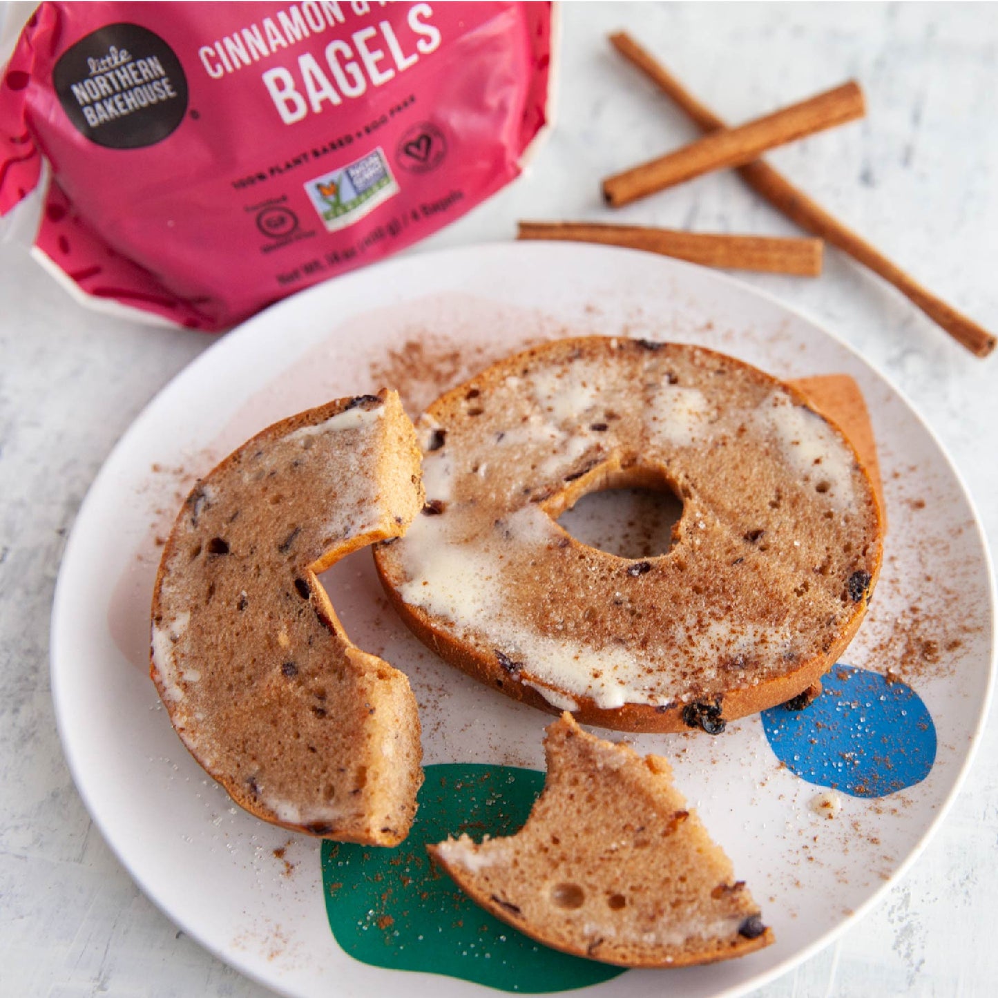 Cinnamon & Raisin Gluten Free Bagels