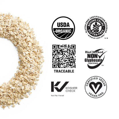 Organic Sprouted Quick Oats, 24 oz.